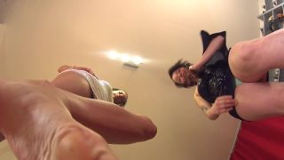 online porn clip 30 latex foot fetish Goddess Rea Longest Legs - REA And TRICIA - Party Mood, giantess on pov-0