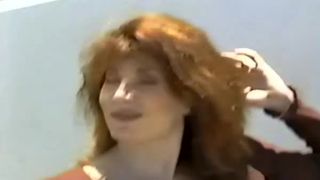 clip 34 bra fetish porn Red head, black shoes, painted toes, fetish on black porn-6