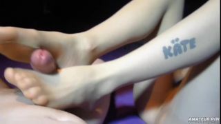 xxx clip 9 amateur blowjob close up amateur porn | Geiler Fußjob mit Cumshot | foot-2