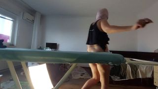 Hermina - Amateur wife does chores around the house naked.-6