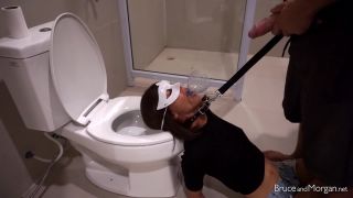 Bruce and morgan with toilet slave in toilet slave-5