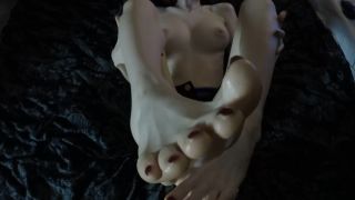 Big Tits Hot Teen Footjob POV, Cum on Soles 60FPS [FullHD 1080P] on teen amateur teen pictures-9