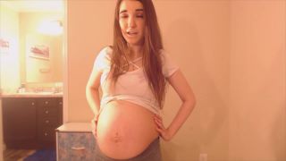 7167 Pregnant fetish, pregnant girl, lactation-4