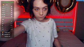 Russian brunette teen W0wgirls webcam show-6