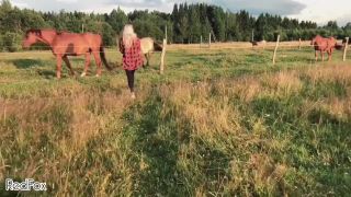 Porn online RedFox XXX - Take My Horse Public And Fast POV BJ On A Sunny Pasture By Redfox Red Fox-5