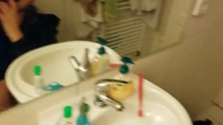 summer amateur Helena Sucks me in the toilet with a smack, amateur on amateur porn-0