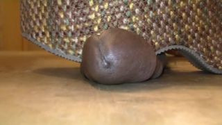 MISTRESS CRUSH – NEW BROWN WEDGES – EBONY COCK CRUSHING UNDER HEELS black -1