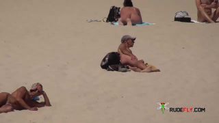 Hot teen wet plays in the wet sand naked 2  2-3