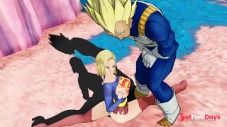 [GetFreeDays.com] BALLBUSTING ANIMATION - Dragon Ball Z - Android 18 VS Vegeta Sex Leak July 2023-4