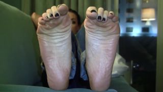 free video 12 Big feet long toes tease. | foot domination | fetish porn pvc femdom-0