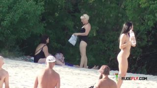 Hot dame naturists make this nude strand even  hotter-3