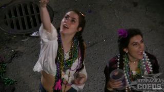 Mardi Gras 2017 From Our Bourbon Street Apartment Girls Flashing For Beads public Chelsea aka Janelle-4