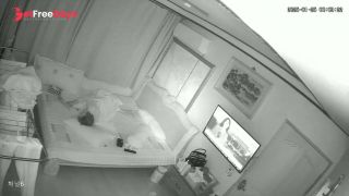 [Sleeping.Porn] She fell asleep while watching TV - bedroom hidden camera-4