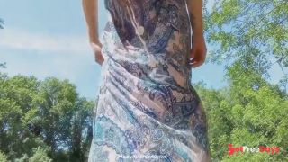 I CUM in the RIVER while a MAN SPIES on me from the bushes-9