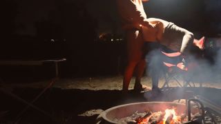 Public Camping Sex Bj, Bending Over And A Big Load 720p-5