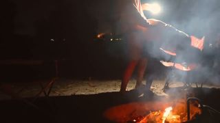 Public Camping Sex Bj, Bending Over And A Big Load 720p-6