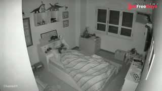 [Sleeping.Porn] Chubby girl chilling in the bed after birthday party, hidden cam-0