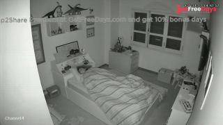 [Sleeping.Porn] Chubby girl chilling in the bed after birthday party, hidden cam-2