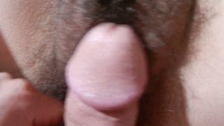 Hairy Cock In A Hairy Pussy! Moaning And Taking Slapping Balls On My Ba-5