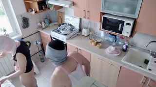 Muceas - Amateur couple having fun in the kitchen.-6