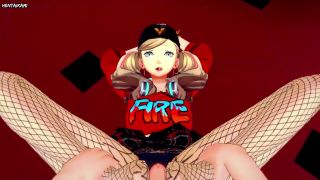 TheHentaiKami - Ann Takamaki from Persona 5 Gives You An Amazing Footjob-1
