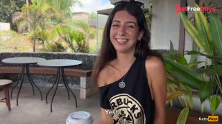 [GetFreeDays.com] Crazy CUMWALK in STARBUCKS - Blowjob in Public Toilet, Drinking coffee with Sperm Sex Film October 2022-9