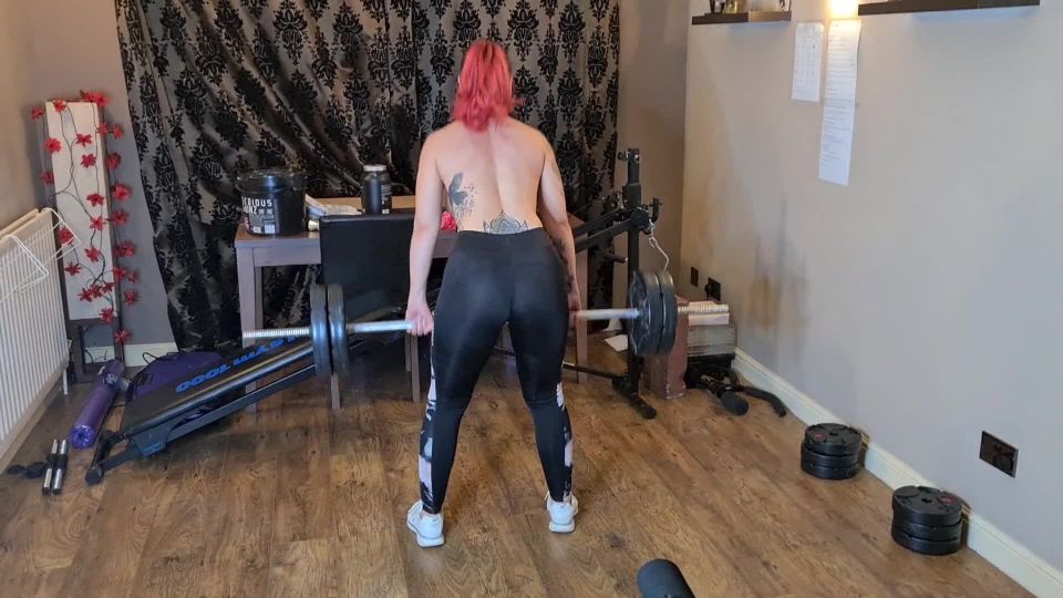 Pt 3Ruby Onyx - Topless Work Out