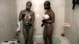 chaturbate fetish fetish porn | Latex Porn - 7853 - We Rub Our Duckies - Part Four - Lucia Love & Hannah | latex-0