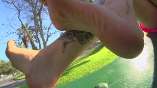 Renee's Soles on a Warm California Day, bondage fetish on feet porn -7