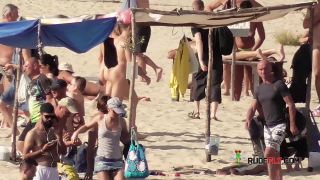 Lovely teens bare their bodies at a naturist  plage-7