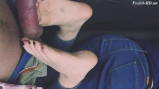 xxx video 14 Quick footjob while reading – Twinfeets on handjob porn cinderella foot fetish-2