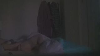 Wife fingering pussy on the bed. hidden cam-1