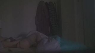 Wife fingering pussy on the bed. hidden cam-7