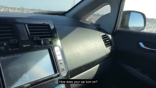 MarySlava - HOT PUBLIC SEX IN a CAR - in the Middle of the Winter Field  on pov 1080p amateur sex-1